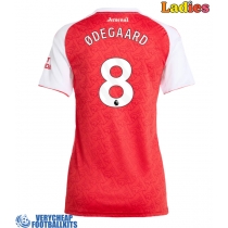 Arsenal Martin Odegaard #8 Replica Home Shirt Ladies 2025-26 Short Sleeve